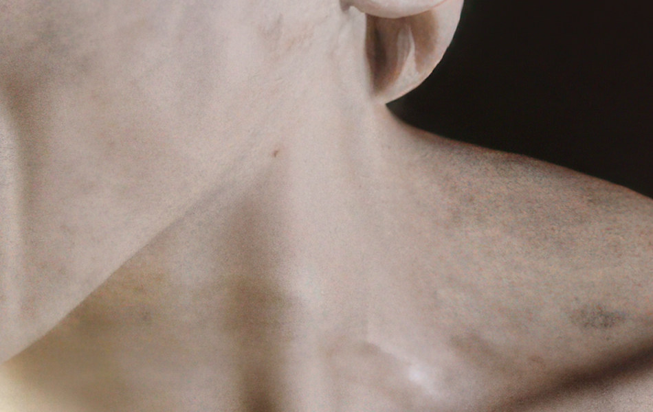 Damned Soul Detail Neck Gian Lorenzo Bernini